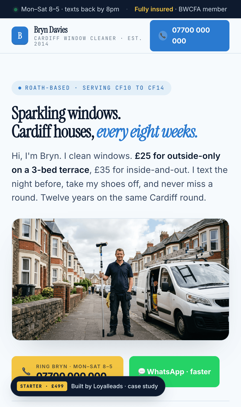 Bryn Davies — mobile view